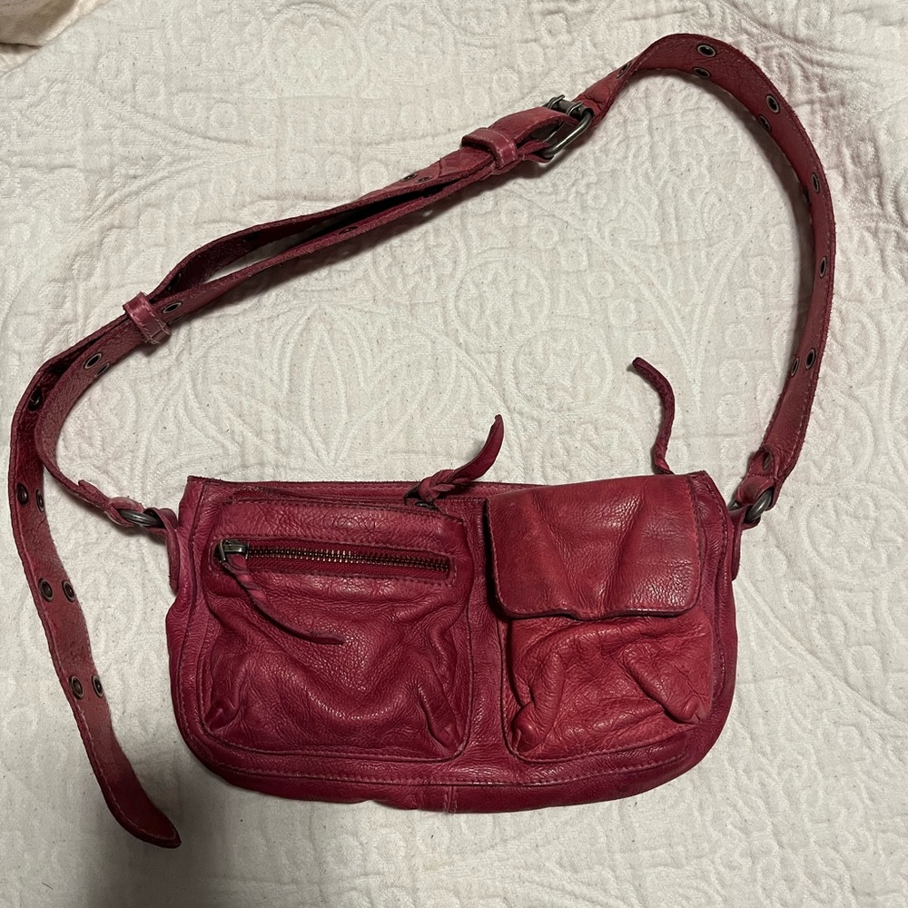 Free People Magenta Sling Bag
